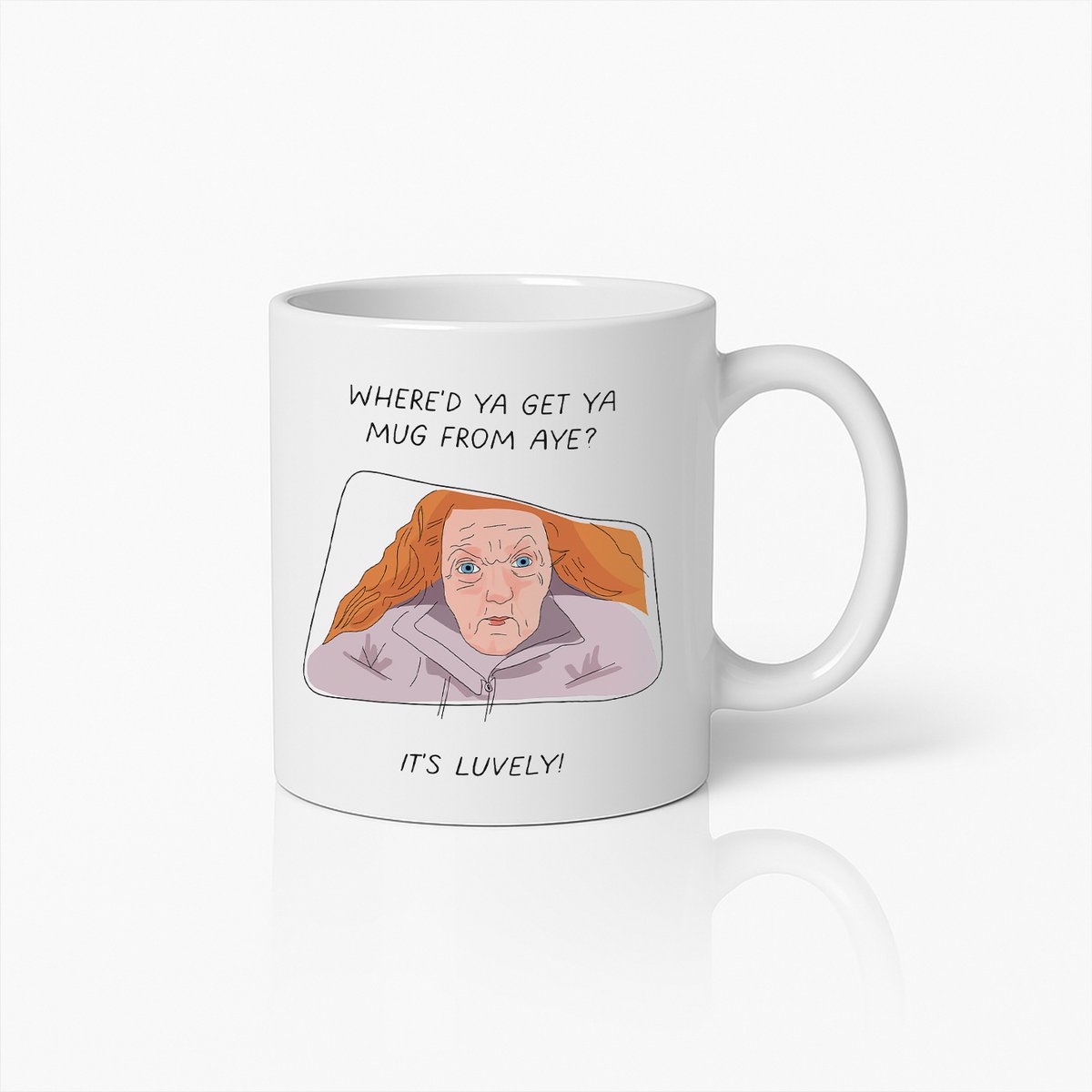 Grappige Schotse Oma Quote Koffiemok – Uniek Humoristisch Theemok Cadeau