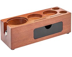 Espresso-organizerstation - 8-in-1 - massief hout