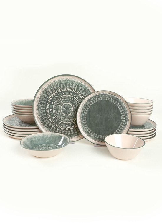 Keramika Serviesset - Maya - 24 delig - 6 persoons - Stoneware — afbeelding 5