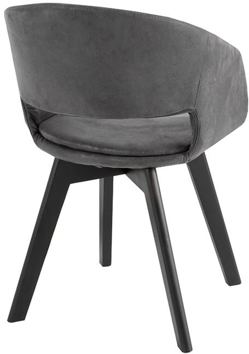 Invicta Interior Design stoel NORDIC STAR antiek grijze houten poten - 43423 Zie omschrijving