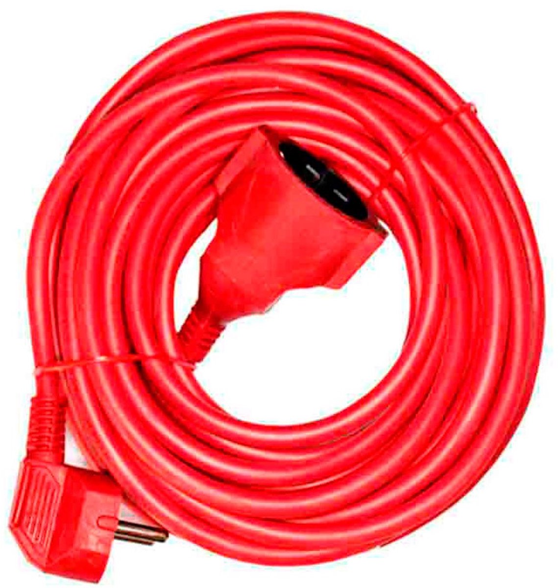 Verlengbare Kabel EDM Flexibel 3 x 1,5 mm 10 m Rood