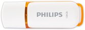 Philips FM12FD70B USB Stick Flash Drive - 128 GB - USB 2.0 - Snow Edition - Sunrise Orange - Wit