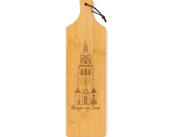 Gepersonaliseerde Borrelplank van Bamboe Hout – Serveerplank 60x17 cm met Naam of Tekst – Gegraveerd Gepersonaliseerd Cadeau – Uniek Houten Cadeau voor Verjaardag, Housewarming, Jubileum of Relatiegeschenk