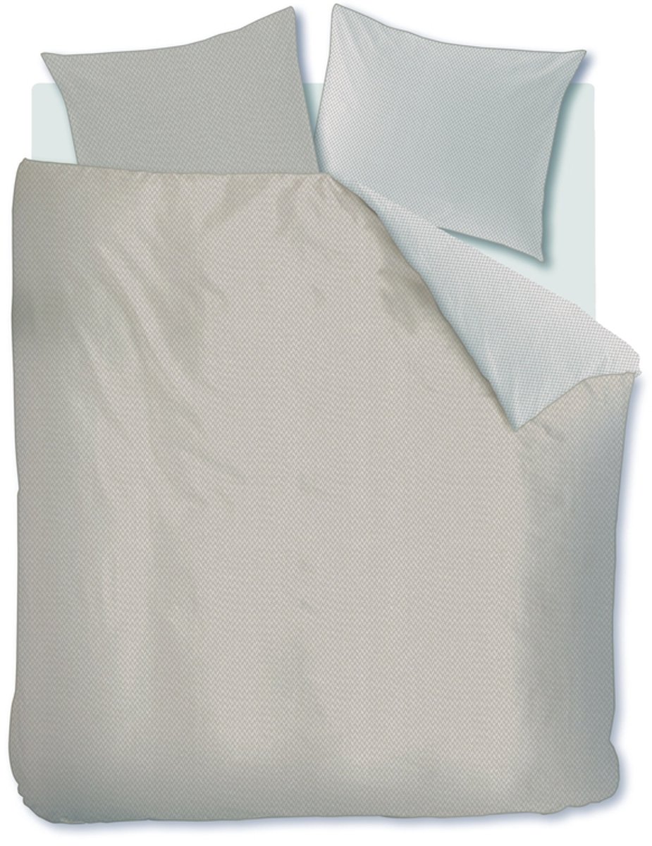 Rivièra Maison Emery dekbedovertrek - Eenpersoons - 140 x 200/220 cm - Taupe