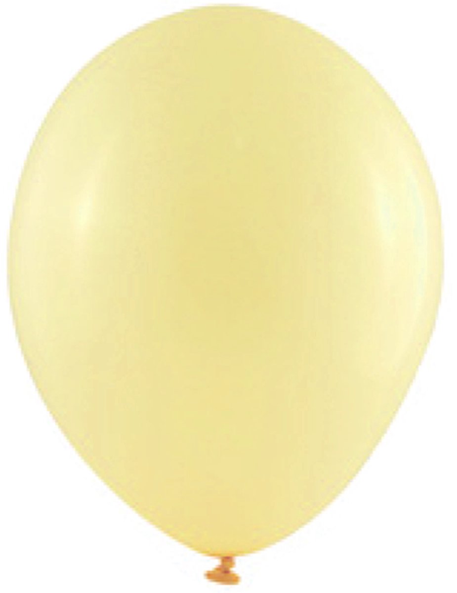 Ballonnen Pastel Vanille Geel (10st)