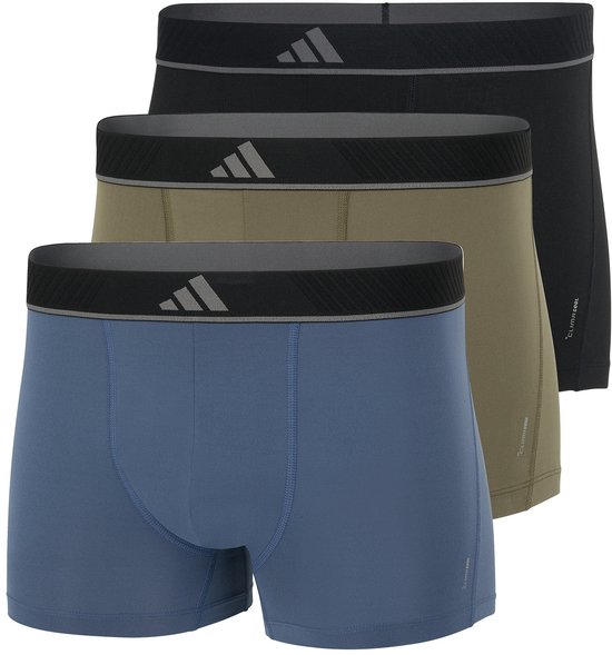 Adidas Sportswear - Boxer (lot de 3) - Active Micro Flex - Sous-vêtements homme - noir, bleu, vert