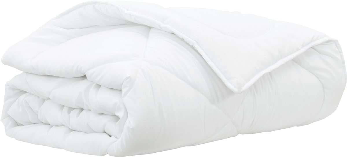 vidaXL - Dekbed - Wit - 200 - x - 155 - x - 4 - cm - Polyester