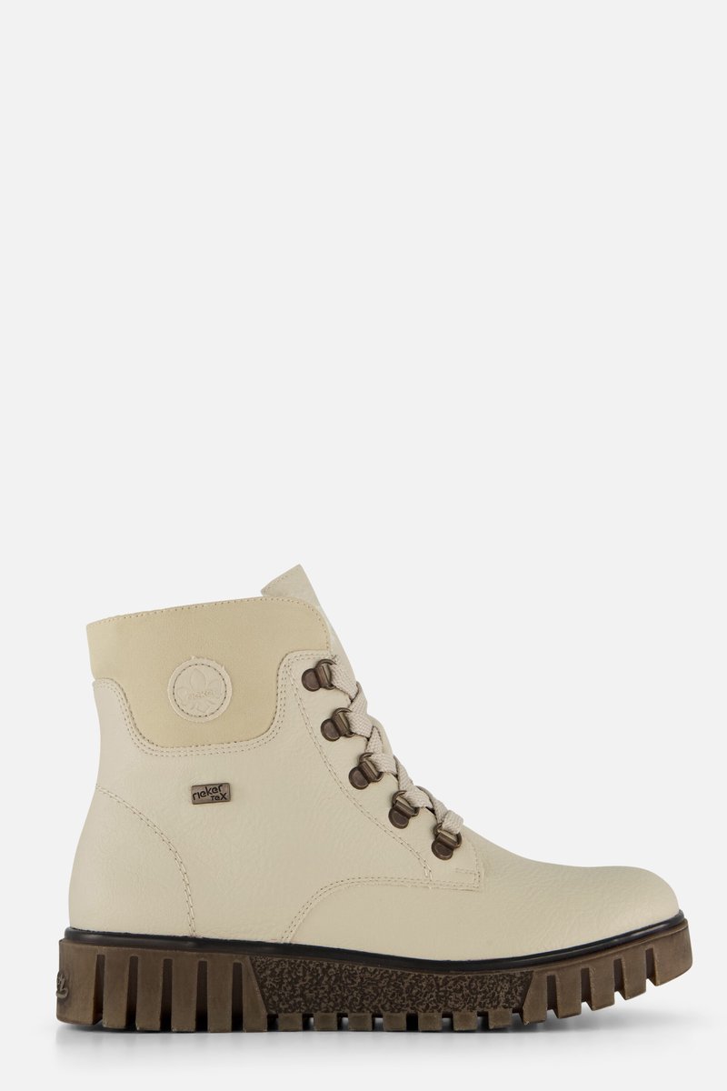 Rieker dames veterboot - Ecru - Maat 37