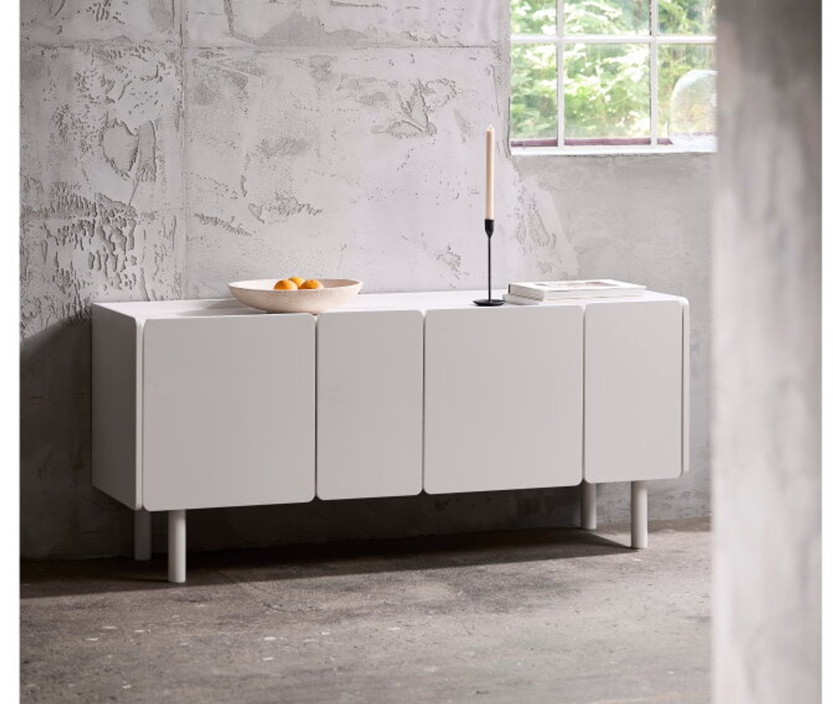 Dressoir Bera 160 cm - Wit