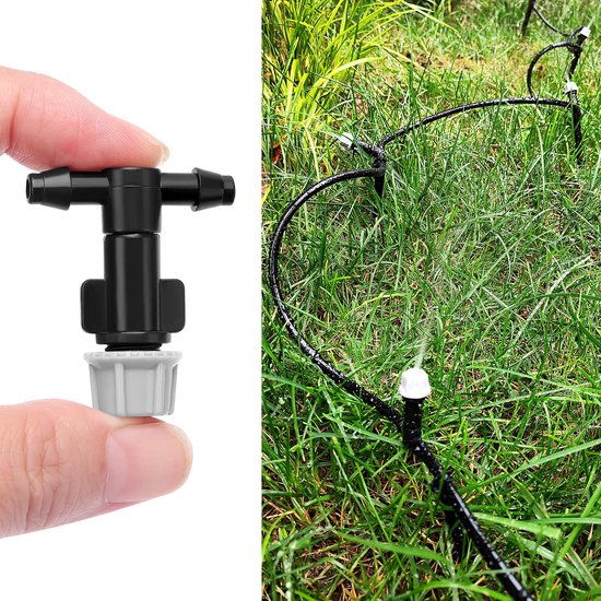 40Pcs 1/4 Inch Adjustable Irrigation Dripper Sprinklers - Micro Emitter ...