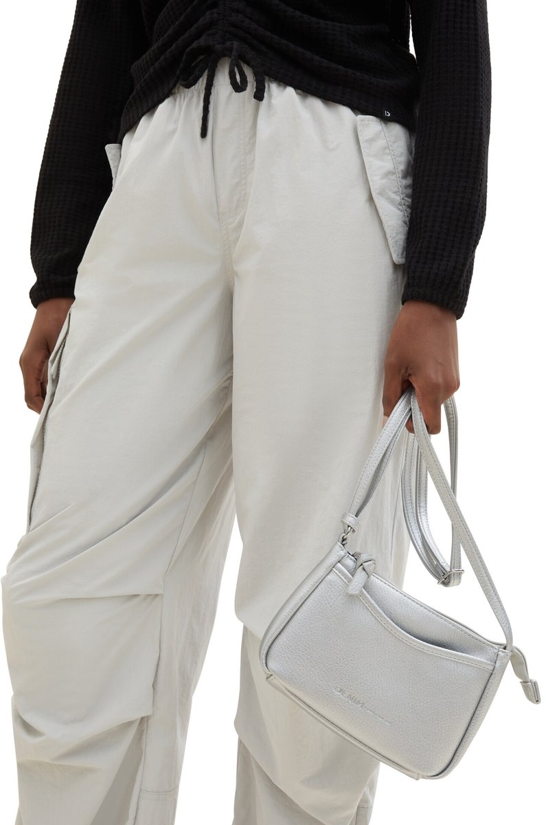 TOM TAILOR Denim Cilia Dames Schoudertas 21.5 x 4 x 14 cm - Zilver