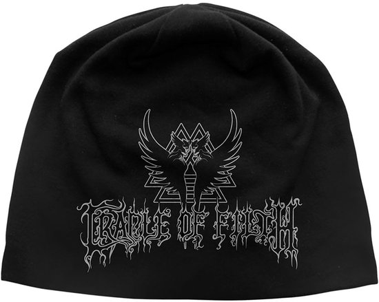 Cradle Of Filth - Valkyrie Sigil JD Print Beanie Muts - Zwart