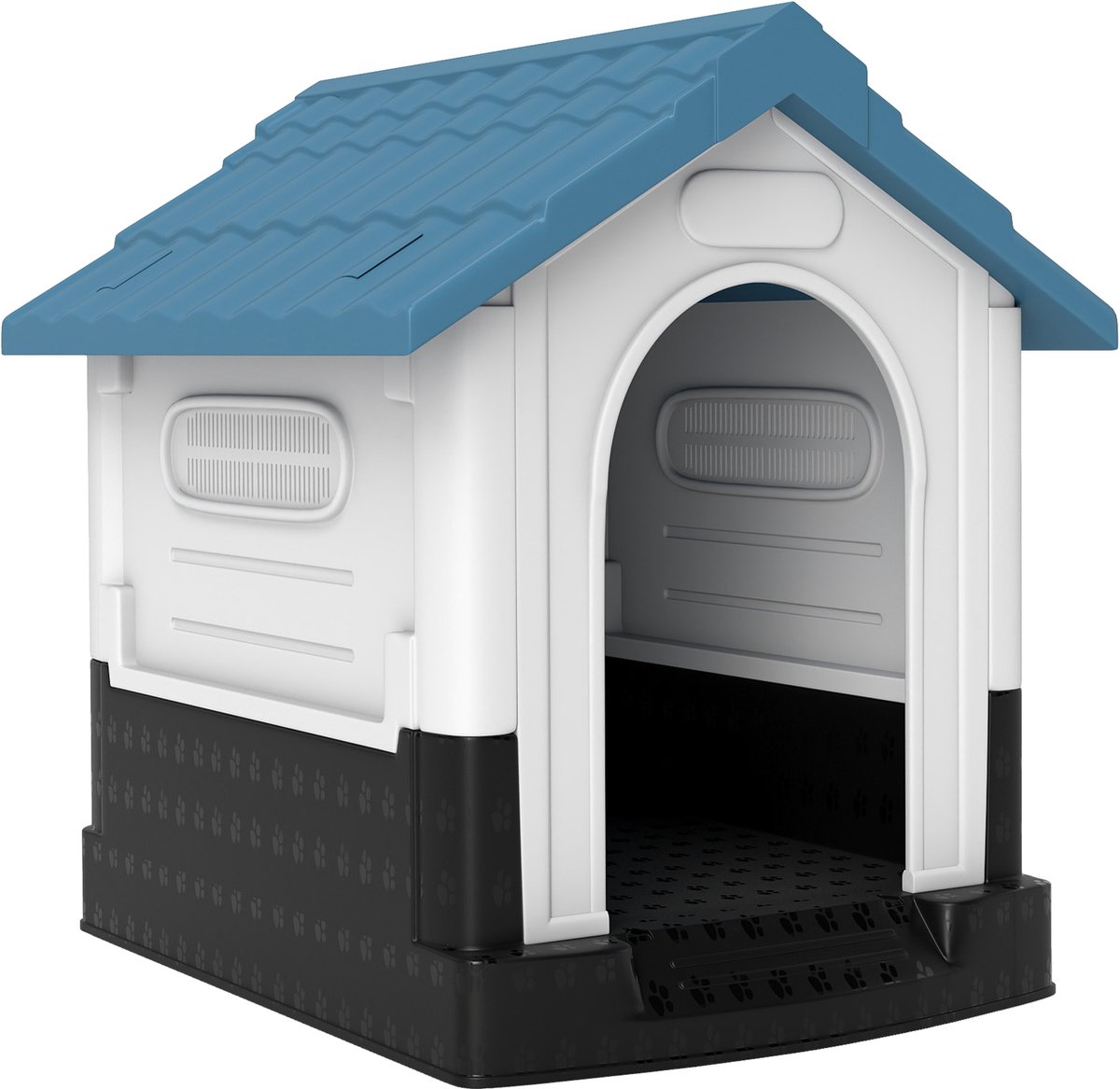 PawHut-Hondenhok-PP-64,5x57x66cm-Blauw