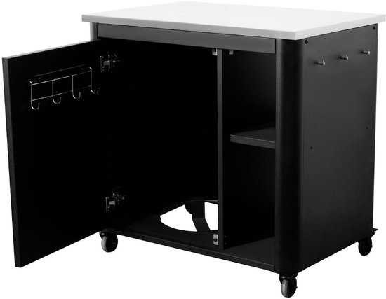 Cozze® Outdoor Kitchen - BBQ Station Buitenkeuken - RVS Werktafel - Met Kast & Opbergruimte - 90 cm van Cozze — afbeelding 3