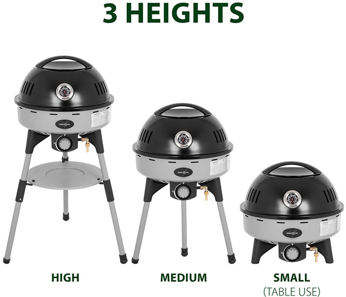 Brunner Gas Barbeque Devil BBQruiser HT - 30 mbar - Camping BBQ
