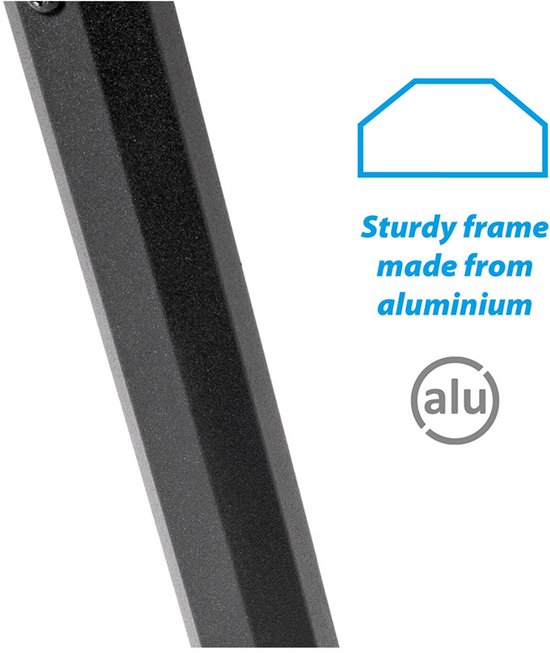 Brunner Vouwstoel Rebel Large - Zwart - Verstelbare rugleuning met rugsteun - Aluminium Frame - Lichtgewicht 6,5 kg - 150 kg Draagkracht van Brunner — afbeelding 4