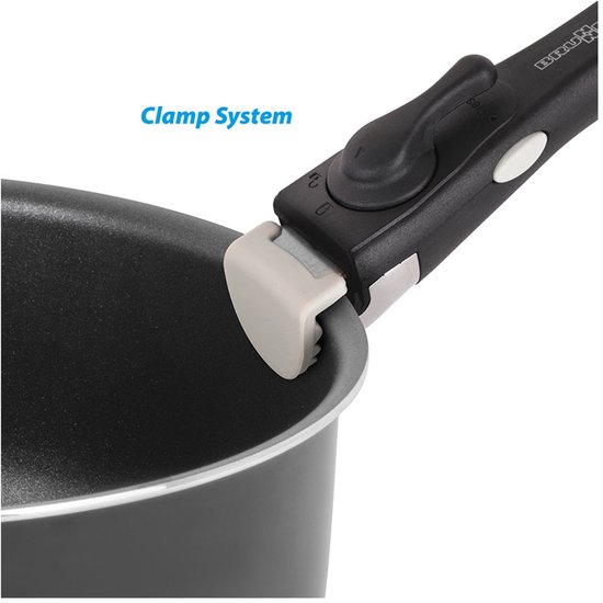 Batterie de cuisine antiadhésive en aluminium Brunner Popote Flavor 7+1 ø 22