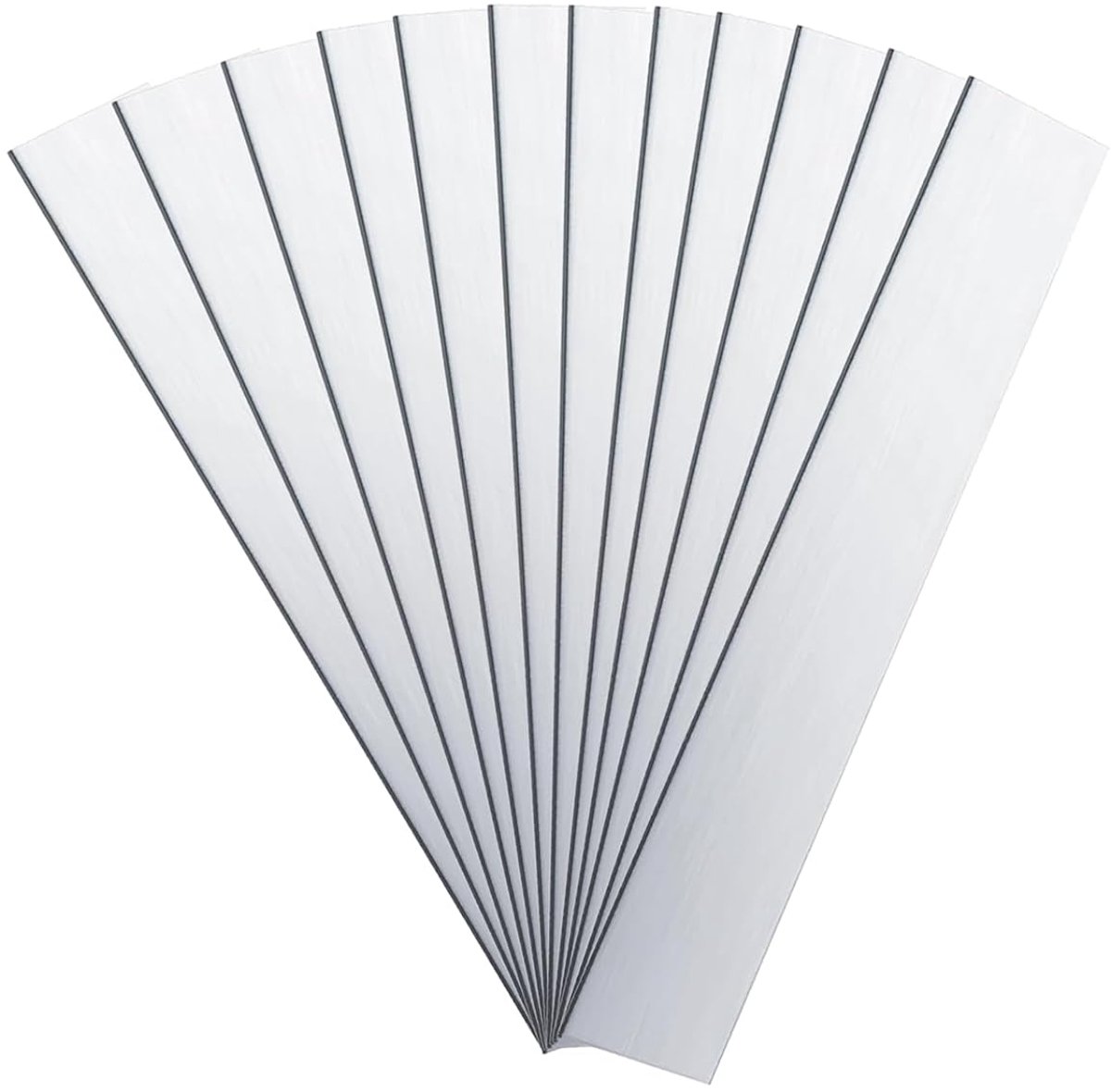 12 stuks zuivere zinkanode 150 x 25 x 1 mm pure zinkplaat zinkelektrode strips zinkplaat voor zinkplaten en zink galvaniseren, zinkelektrode met hoge zuiverheid