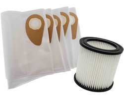 Kleanburg® - Geschikt voor Nilfisk Buddy II - 5 Stofzuigerzakken - 1 Filter - Onderhoudsset