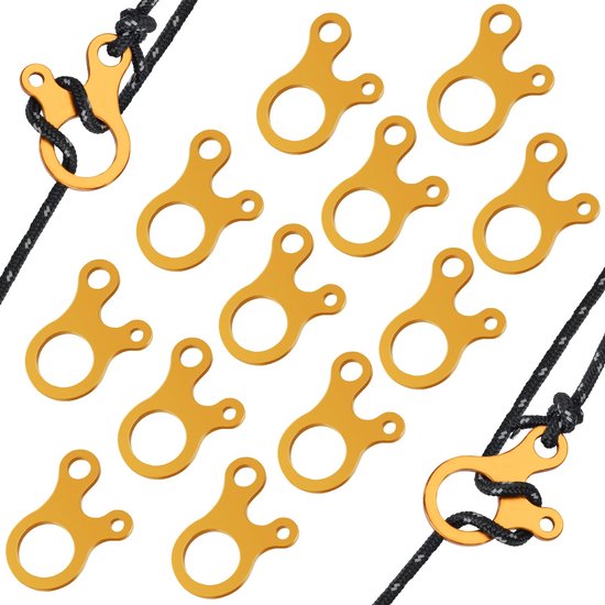 Touwspanner - Lengteversteller voor elastiek (per 50 stuks