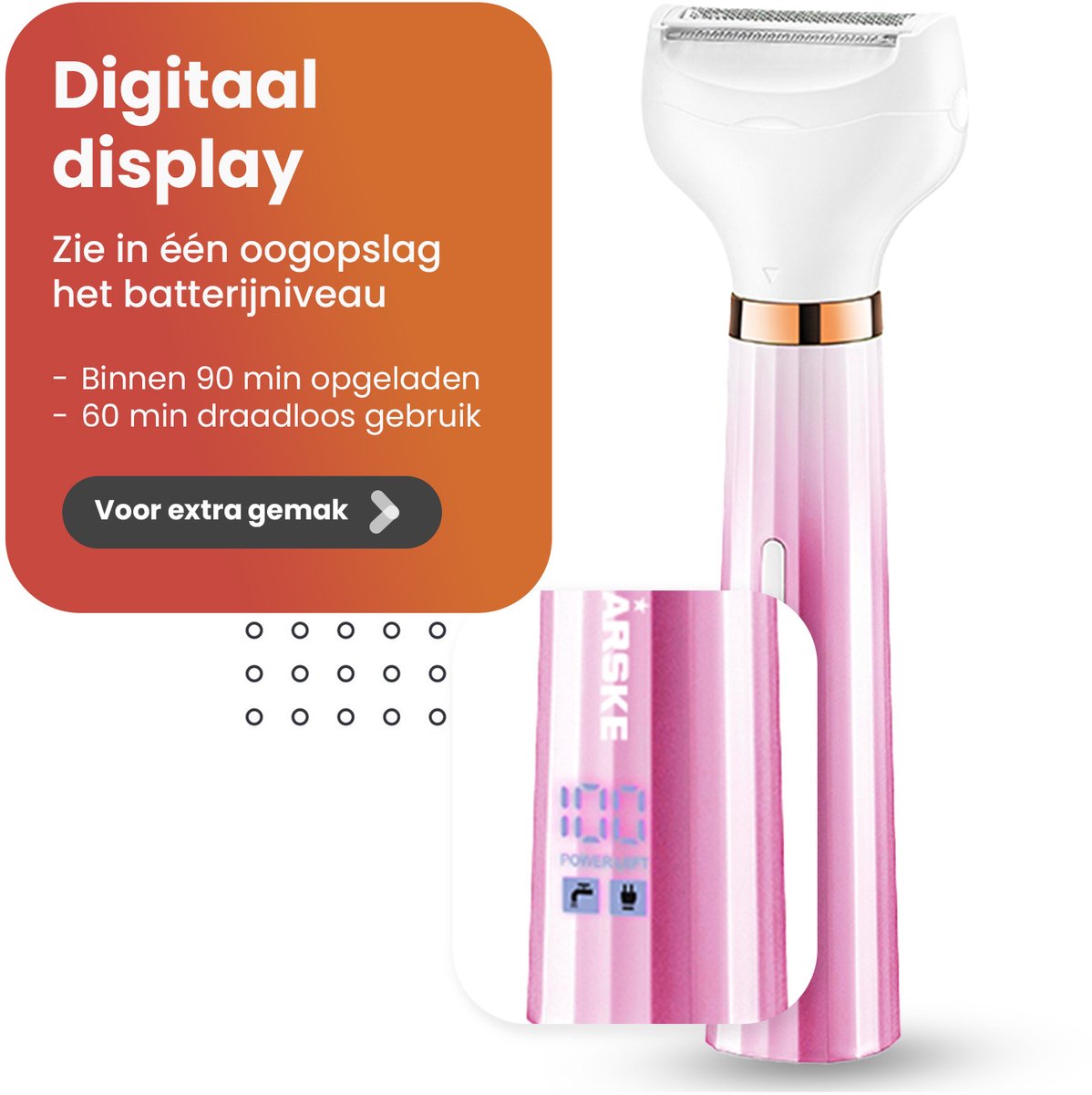 Smart-tech Ladyshave 4-in-1 Voor Vrouwen - Roze thumbnail 3