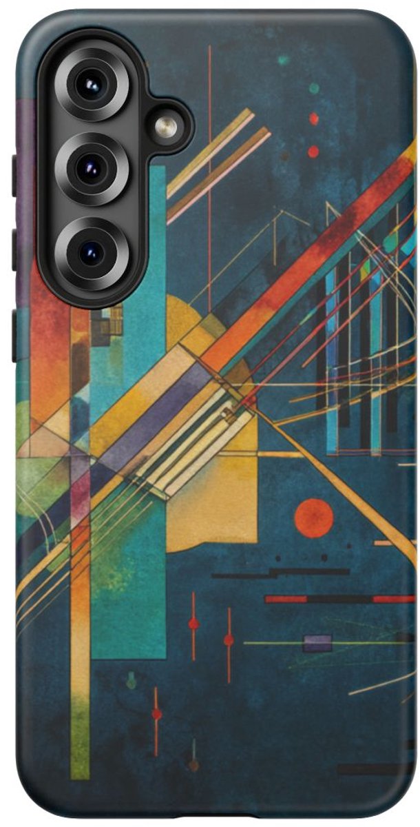 Abstracte Geometrische Kunst – Telefoonhoesje Geschikt voor Galaxy S25 Plus