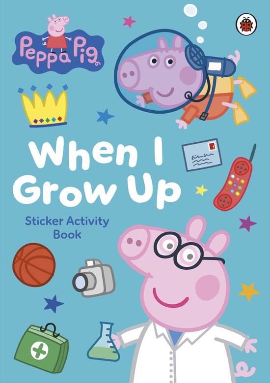 Peppa Pig- Peppa Pig: When I Grow Up Sticker Activity Book - cover