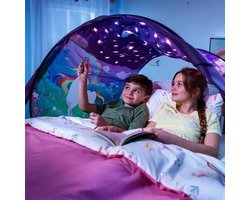 Bedtenten - Fantasie - Leuk - Opvouwbaar - Spelen - Pop Up - Outdoor - Indoor - Dream - Twin Size - voor Jongens & Meisjes - Kindertenten - Speelhuis - Kerstmis - Verjaardagscadeaus - Paard Met Afstands Licht - Kinderspeelgoed