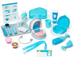 Melissa & Doug - Tandarts speelset - 25-delig - Met trillend gereedschap