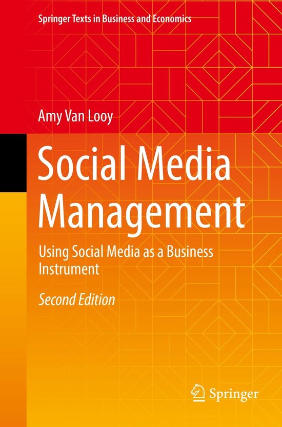Springer Texts in Business and Economics- Social Media Manag ... - cover