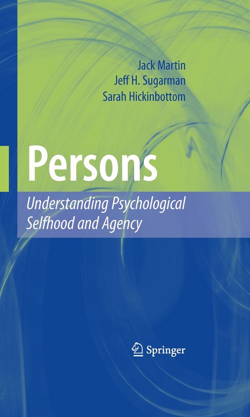Persons: Understanding Psychological Selfhood and Agency - cover