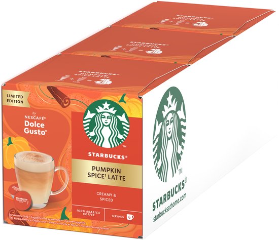 Capsules Starbucks by Dolce Gusto Pumpkin Spice Latte - 36 tasses à café