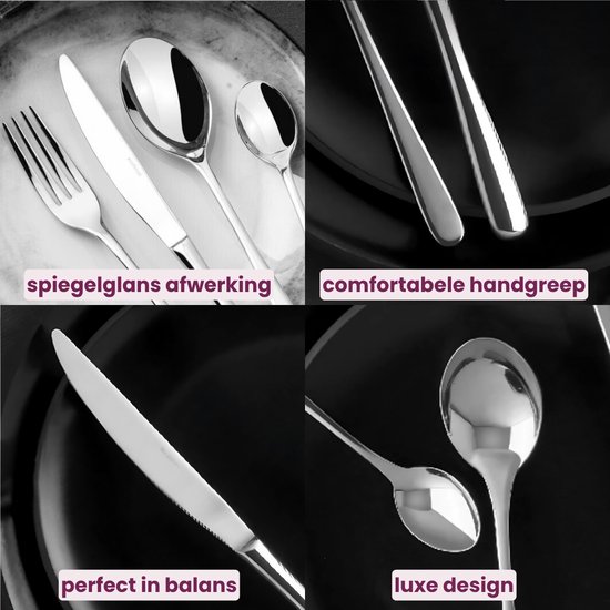 Couverts Sambonet Taste 24 pièces or