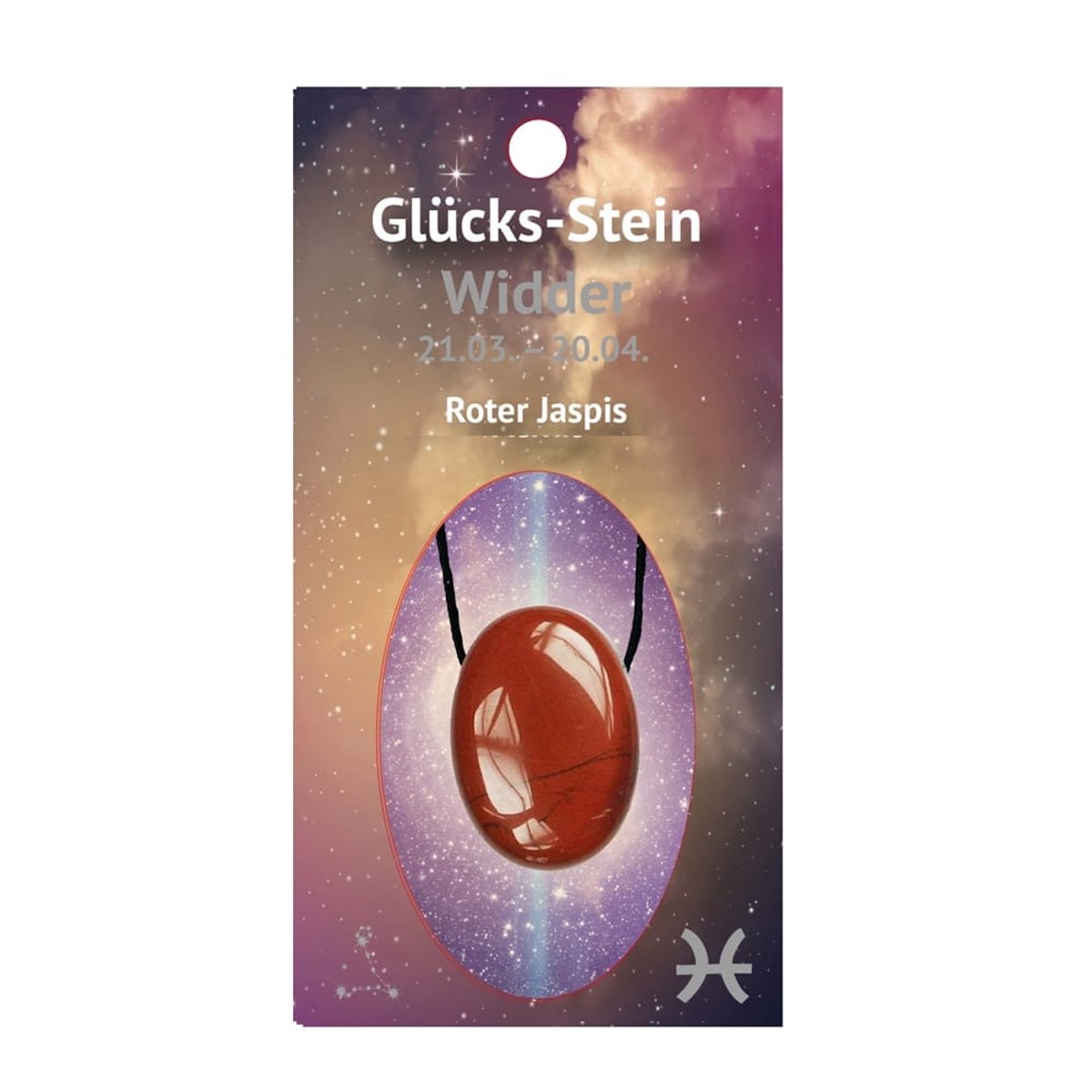 Ram geluksteen met Jaspis
