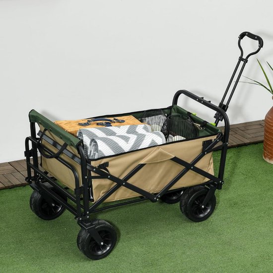 CLGP® Bolderkar Opvouwbaar - Bolderwagen Luchtbanden - Bolderkarren - 100kg Draagvermogen van CLGP — afbeelding 2