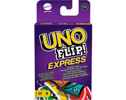 foto van UNO Flip Express - double sided cards - change the game - dubbelzijdige kaarten - Mattel