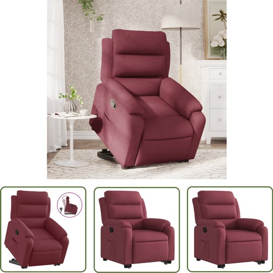 Fauteuil Wijnrood Kunstleer | 47% Korting - Stoelen Fauteuil Wijnrood Kunstleer | 47% Korting - Stoelen