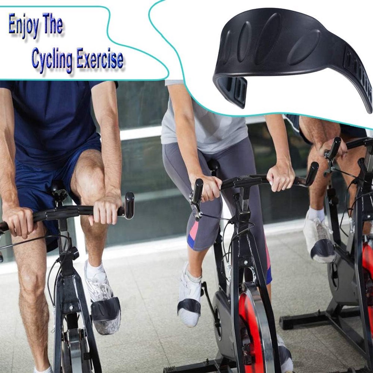 4 Pedaalriemen voor Hometrainers Zwaar Belastbaar - afbeelding 2