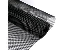 Vervangend hor voor huisdieren - 130x 150 cm - zwart - Krasbestendig - Universele Raam Hor - Universele Inzet Hor Raam - Glasvezel Raamhorren - Snijdbaar Insectenhor voor Geschikt