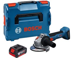 Bosch GWS 18V-8 Profi-hoekslijpmachine 18 V 125 mm borstelloos + 1x accu 5.0 Ah + L-doos - zonder lader
