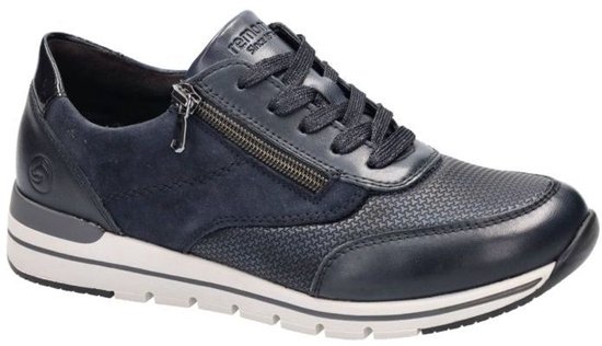 Remonte -Dames - blauw donker - sneakers - maat 39