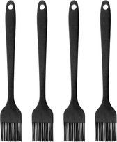 Lot De 5 Pinceaux Cuisine - Manche Bois Pour Barbecue Et Pâtisserie | Résistants Haute Température