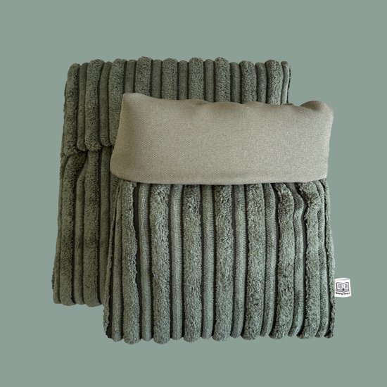 Story Sleeve - E-Reader Sleeve Double Rib English Green - 16 x 21 cm - Geschikt voor o.a. Kobo Clara - Hoes voor E-Reader
