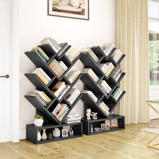 TA Design Boekenkast, 6-kubusplank, doe-het-zelf, trapplank, organizer