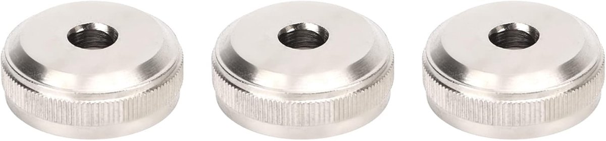 Pistonventieldopje Trompet Zilveren Dopje Windinstrumenten Accessoires - Set van 3