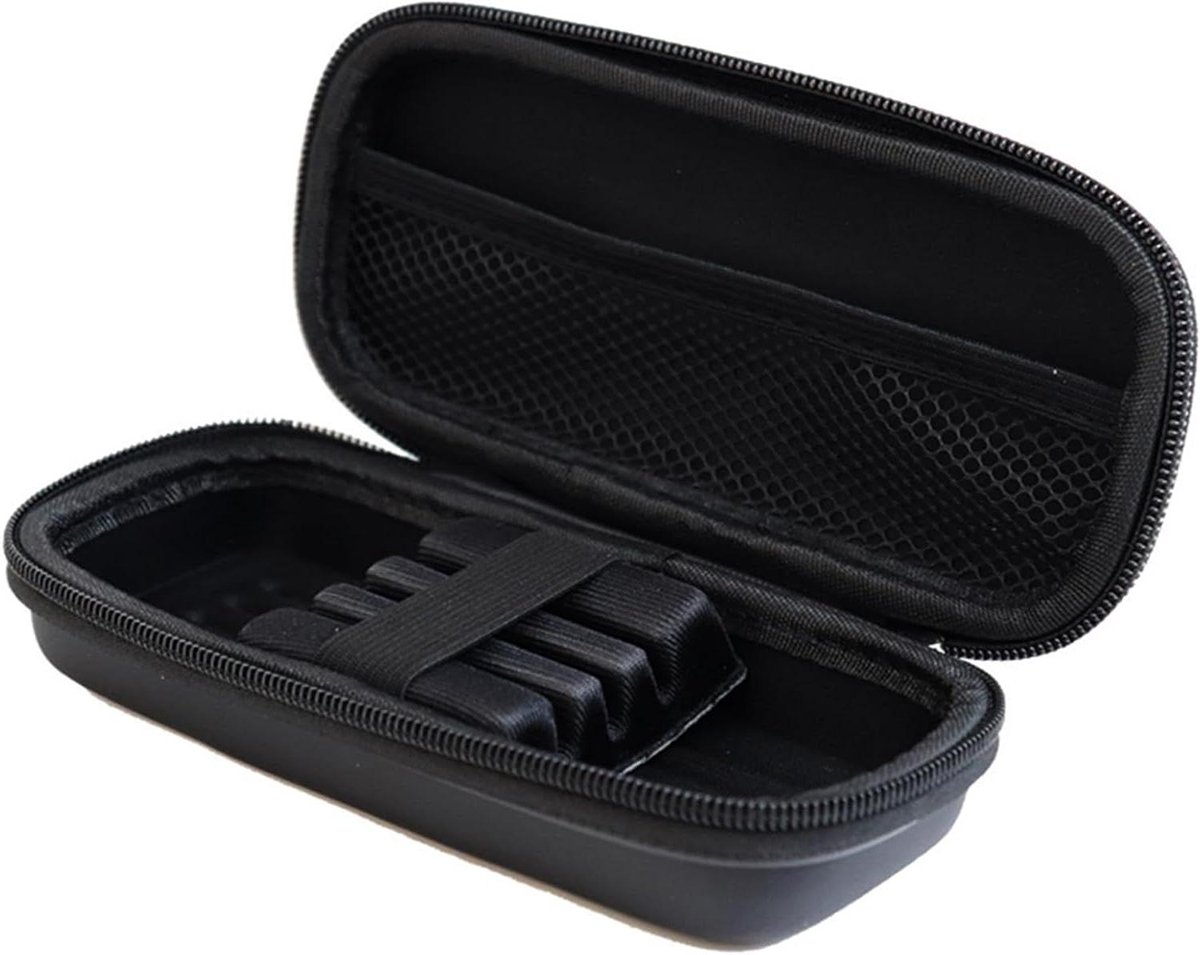 ByShane - Darts portemonnee voor 3 darts en dartaccessoires | EVA beschermende darthoesje | Draagbare gepersonaliseerde portemonneehouder | Zwart dartetui met ruimte voor accessoires
