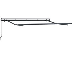 vidaXL - Uitschuifbare - luifel - Bordeauxrood - 250 - x - 200 - cm - Stof
