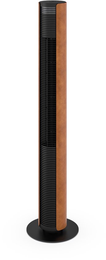 Stadler Form Peter Leatherette torenventilator cognac leatherette, stil, 6 snelheden, swing, 3D-oscillatie, timer, afstandsbediening