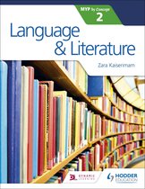 MYP by Concept 2 Language & Literature door Zara Kaiserimam. Boekenplank vol gekleurde boeken.