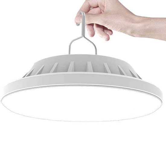Kampeerlamp - Buitenlamp - Tentlamp - USB Solar Campinglamp - met afstandsbediening - Hangend type - IPX7 waterdicht - Tentlamp - Buitenlamp - voor kamperen - wandelen - stroomuitval - orkaan - noodoplader voor mobiele telefoon (120 LED's) — afbeelding 2